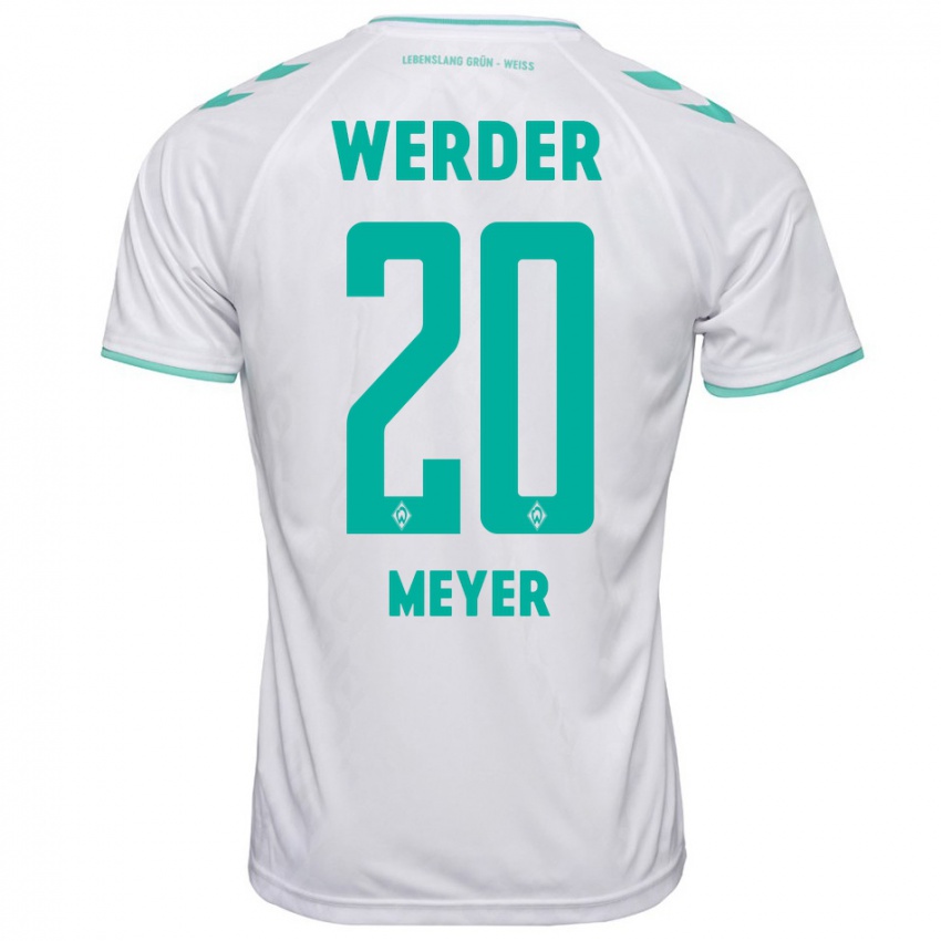 Damen Christin Meyer #20 Weiß Auswärtstrikot Trikot 2023/24 T-Shirt Schweiz