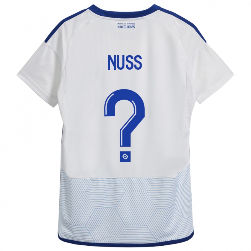 Damen Antoine Nuss #0 Weiß Auswärtstrikot Trikot 2023/24 T-Shirt Schweiz