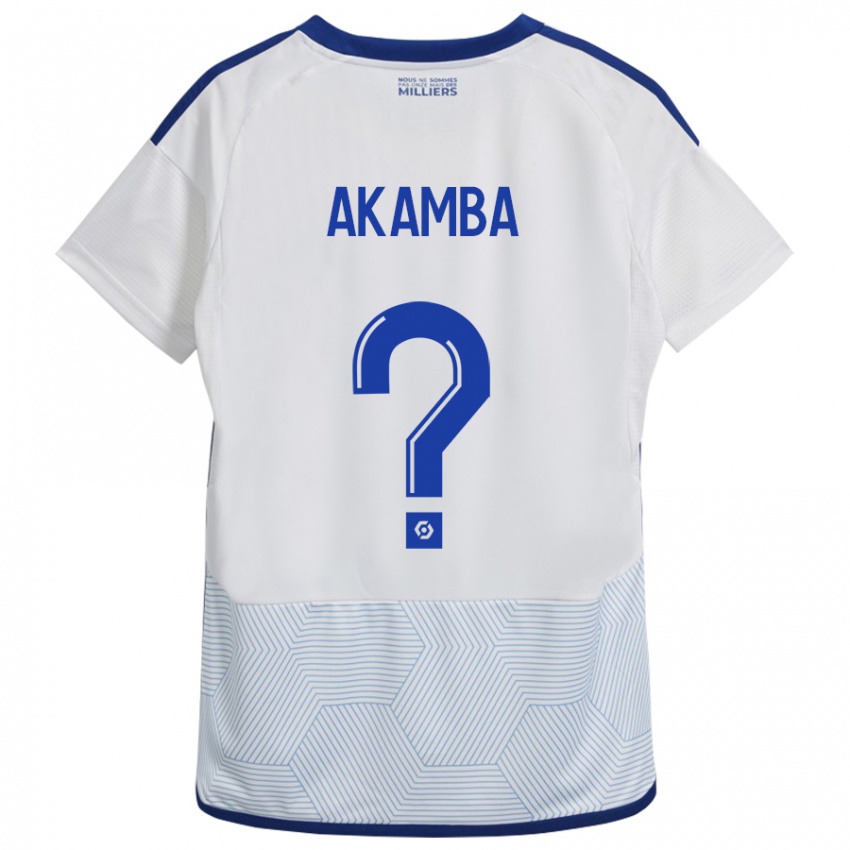 Damen Fred Akamba #0 Weiß Auswärtstrikot Trikot 2023/24 T-Shirt Schweiz
