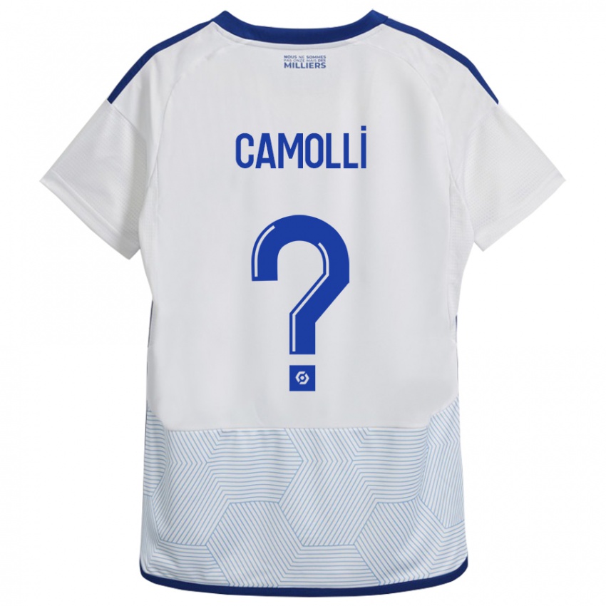 Damen Benjamin Camolli #0 Weiß Auswärtstrikot Trikot 2023/24 T-Shirt Schweiz