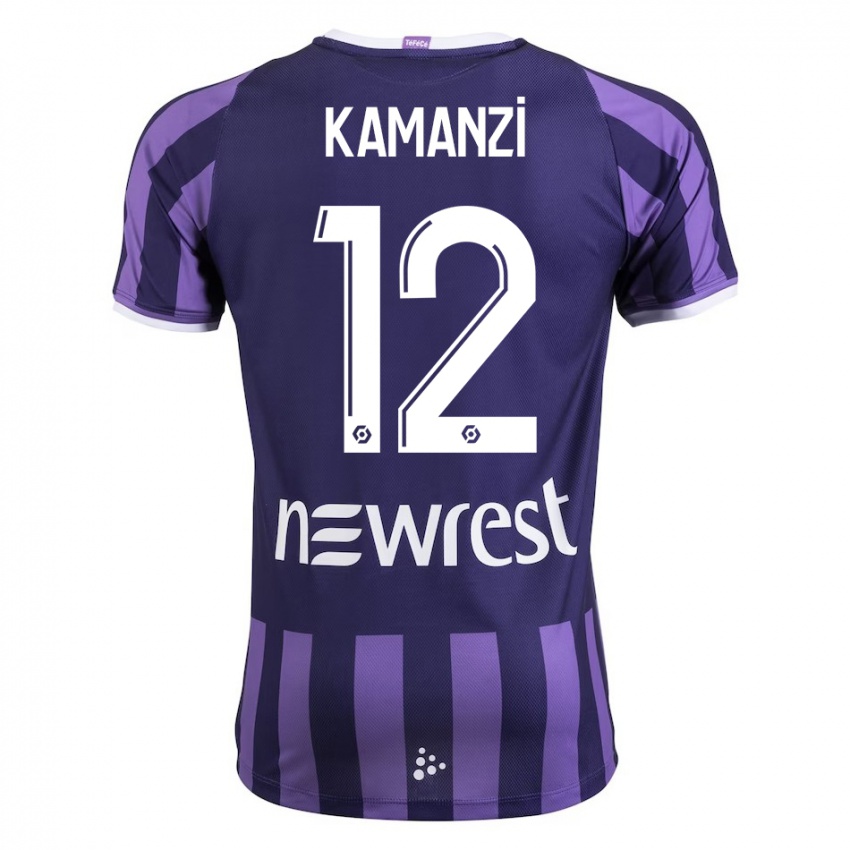 Damen Warren Kamanzi #12 Lila Auswärtstrikot Trikot 2023/24 T-Shirt Schweiz