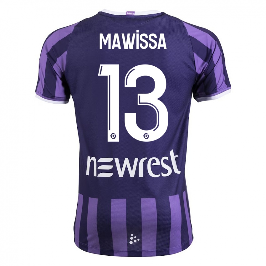 Damen Christian Mawissa Elebi #13 Lila Auswärtstrikot Trikot 2023/24 T-Shirt Schweiz