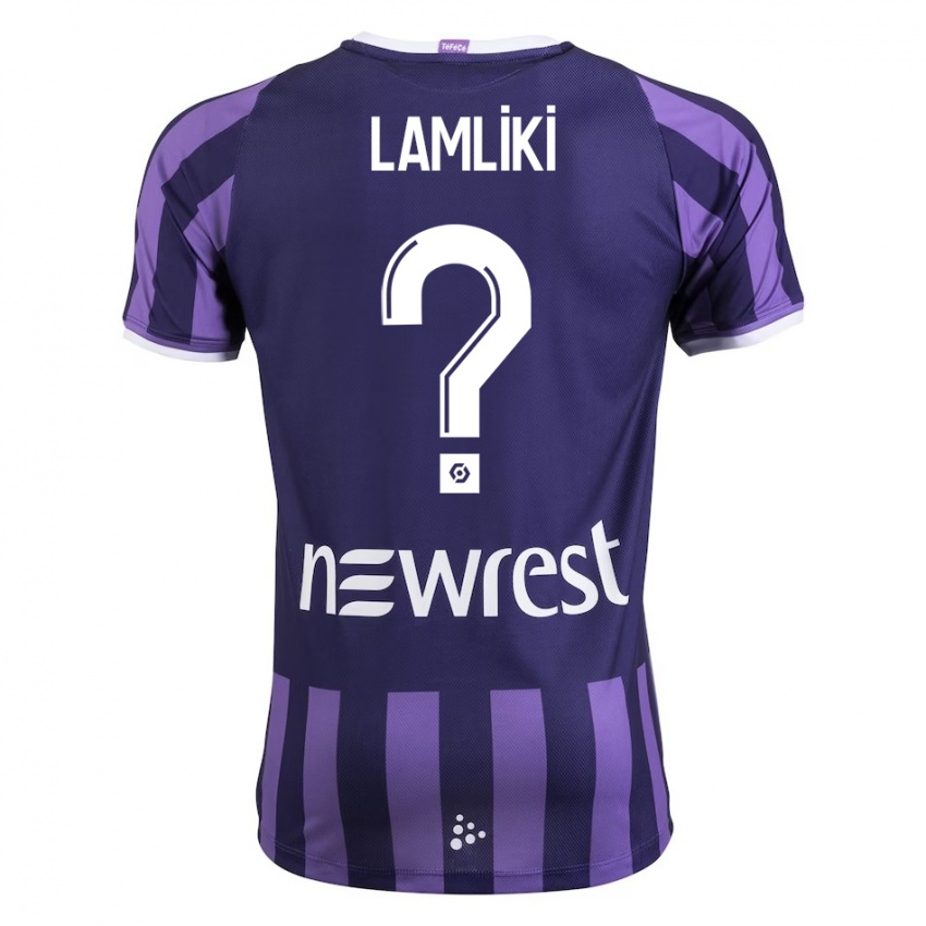 Damen Nassim Lamliki #0 Lila Auswärtstrikot Trikot 2023/24 T-Shirt Schweiz