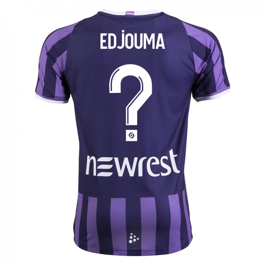 Damen Noah Edjouma #0 Lila Auswärtstrikot Trikot 2023/24 T-Shirt Schweiz