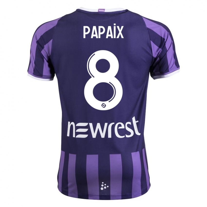 Damen Pauline Papaix #8 Lila Auswärtstrikot Trikot 2023/24 T-Shirt Schweiz