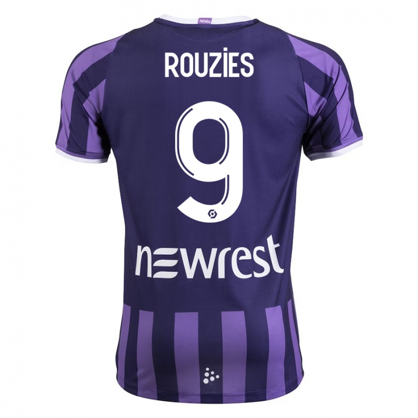 Damen Manon Rouzies #9 Lila Auswärtstrikot Trikot 2023/24 T-Shirt Schweiz