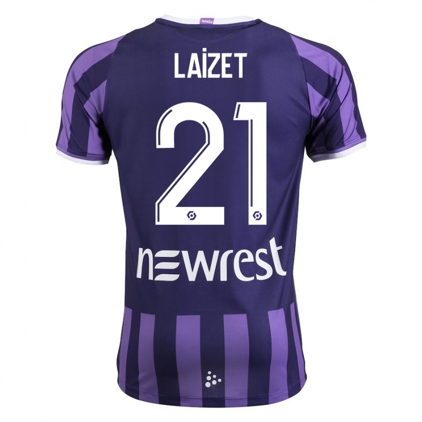 Damen Emma Laizet #21 Lila Auswärtstrikot Trikot 2023/24 T-Shirt Schweiz