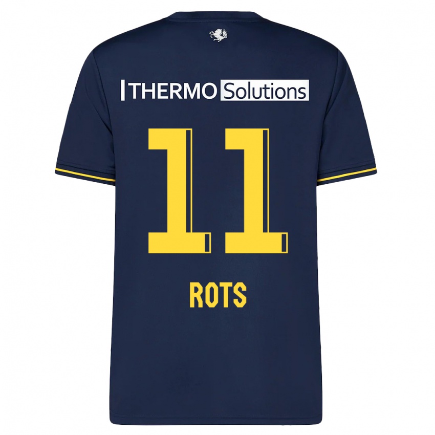 Damen Daan Rots #11 Marine Auswärtstrikot Trikot 2023/24 T-Shirt Schweiz