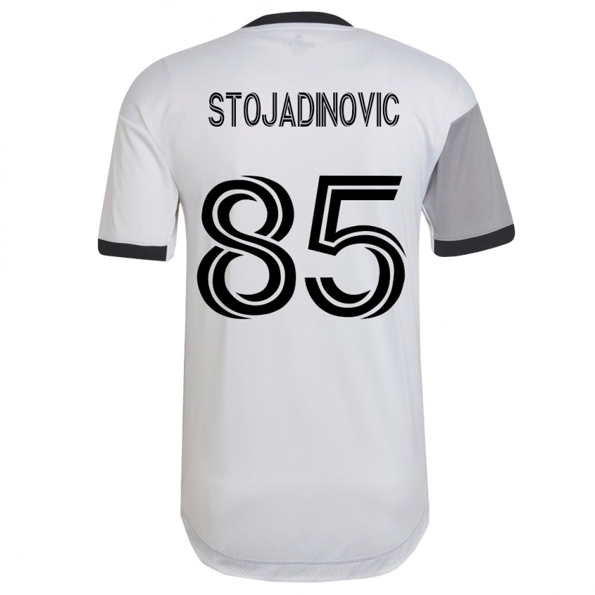 Damen Marko Stojadinovic #85 Weiß Auswärtstrikot Trikot 2023/24 T-Shirt Schweiz