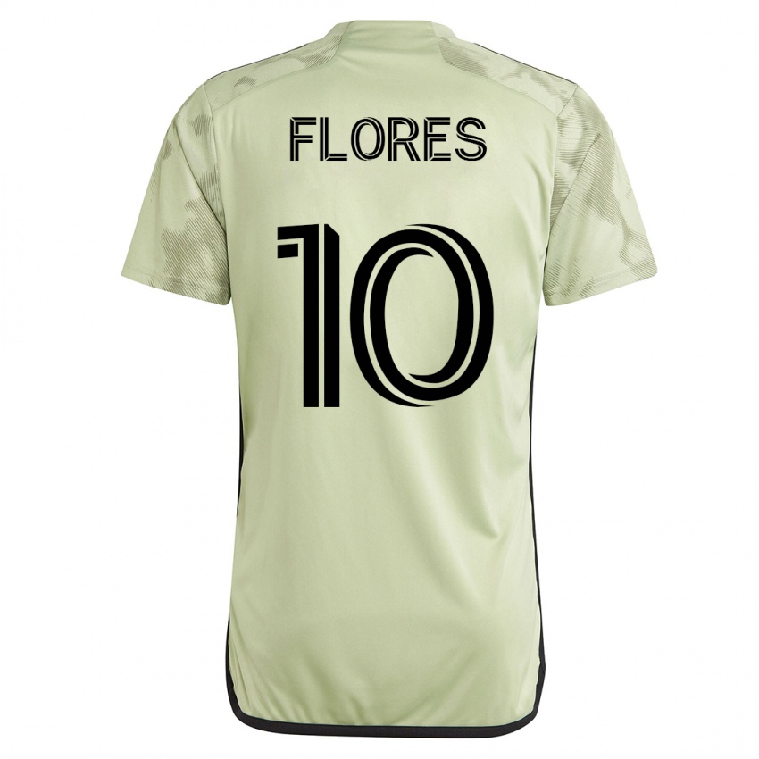Damen Leonardo Flores #10 Grün Auswärtstrikot Trikot 2023/24 T-Shirt Schweiz