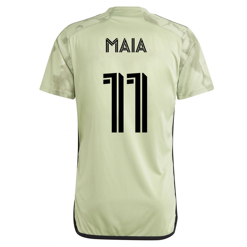 Damen Matheus Maia #11 Grün Auswärtstrikot Trikot 2023/24 T-Shirt Schweiz
