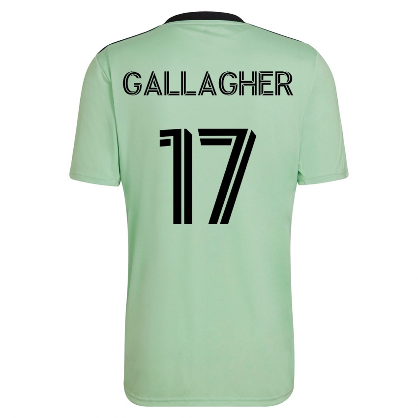 Damen Jon Gallagher #17 Hellgrün Auswärtstrikot Trikot 2023/24 T-Shirt Schweiz