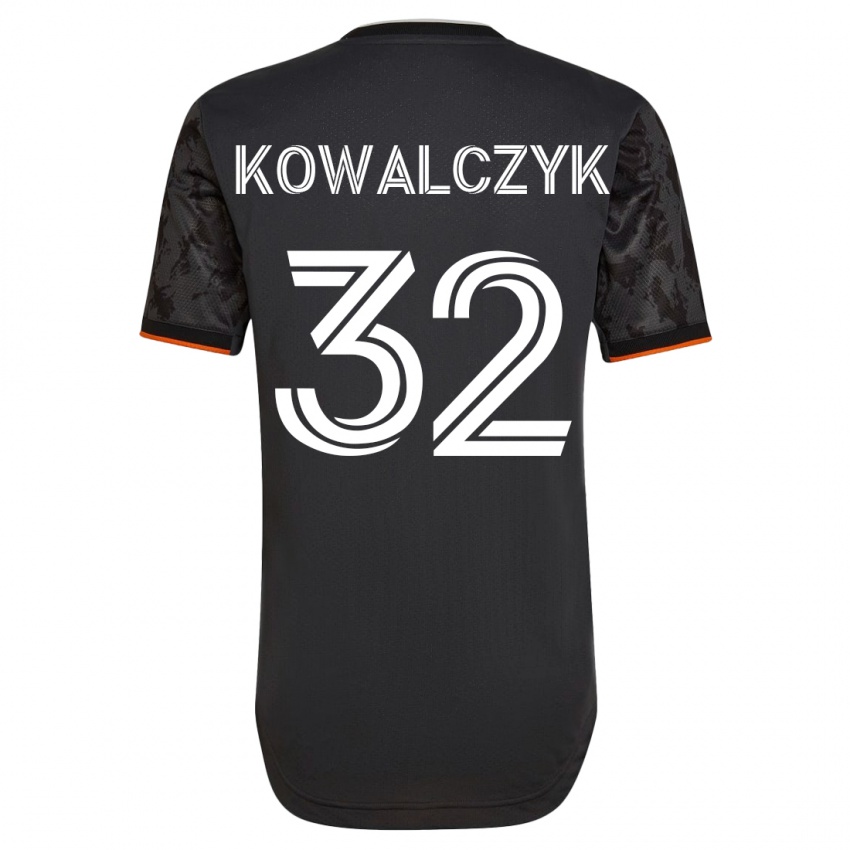 Damen Sebastian Kowalczyk #32 Schwarz Auswärtstrikot Trikot 2023/24 T-Shirt Schweiz