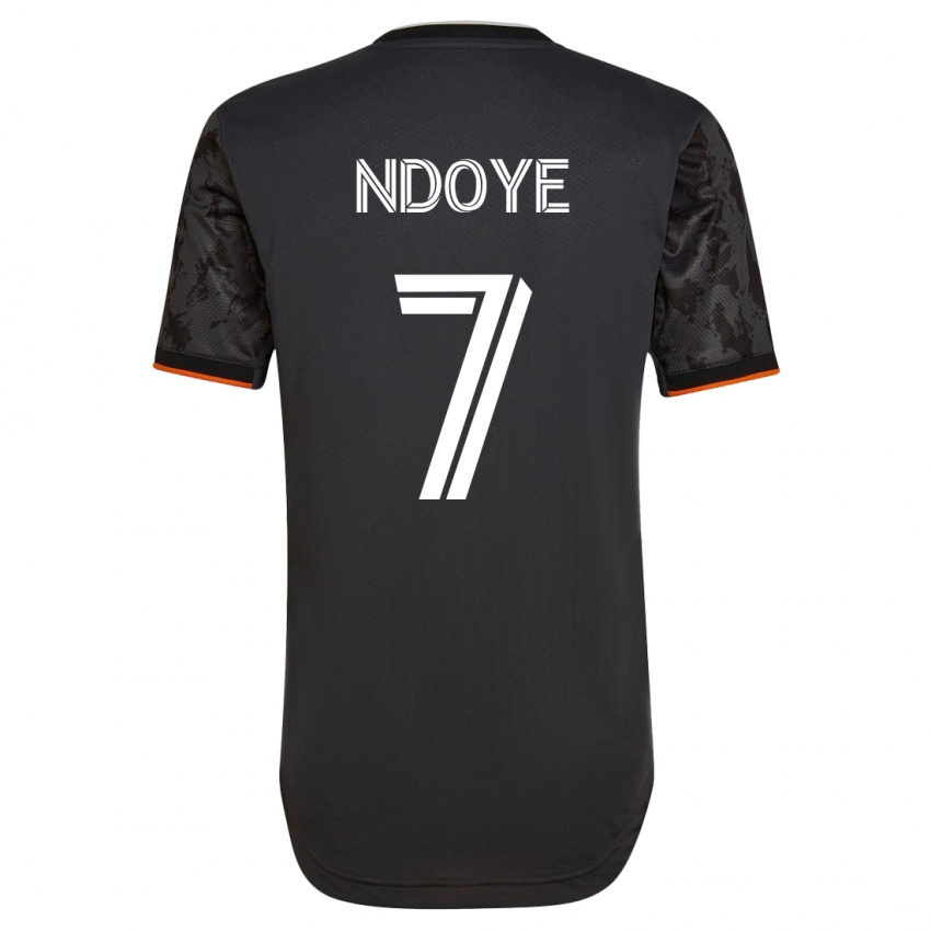 Damen Papa Ndoye #7 Schwarz Auswärtstrikot Trikot 2023/24 T-Shirt Schweiz