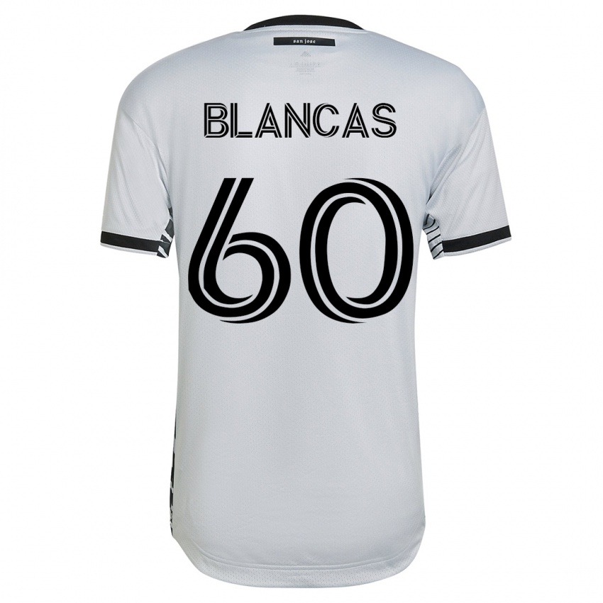Damen Eduardo Blancas #60 Weiß Auswärtstrikot Trikot 2023/24 T-Shirt Schweiz