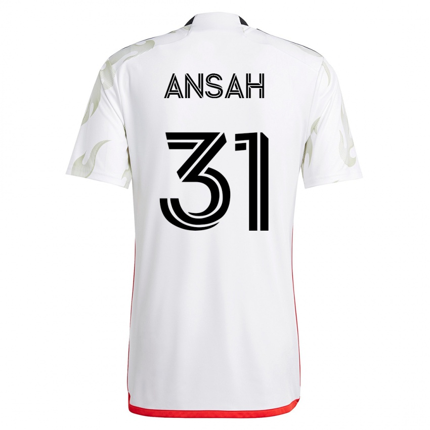 Damen Eugene Ansah #31 Weiß Auswärtstrikot Trikot 2023/24 T-Shirt Schweiz