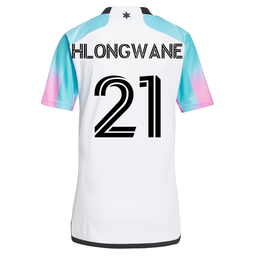 Damen Bongokuhle Hlongwane #21 Weiß Auswärtstrikot Trikot 2023/24 T-Shirt Schweiz