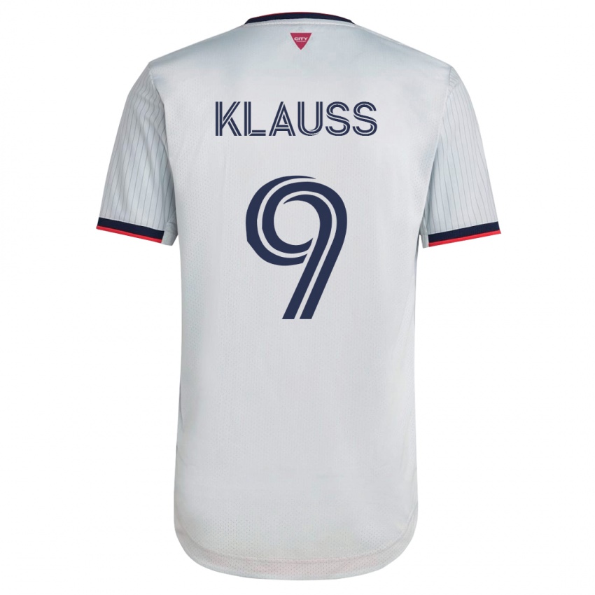 Damen João Klauss #9 Weiß Auswärtstrikot Trikot 2023/24 T-Shirt Schweiz