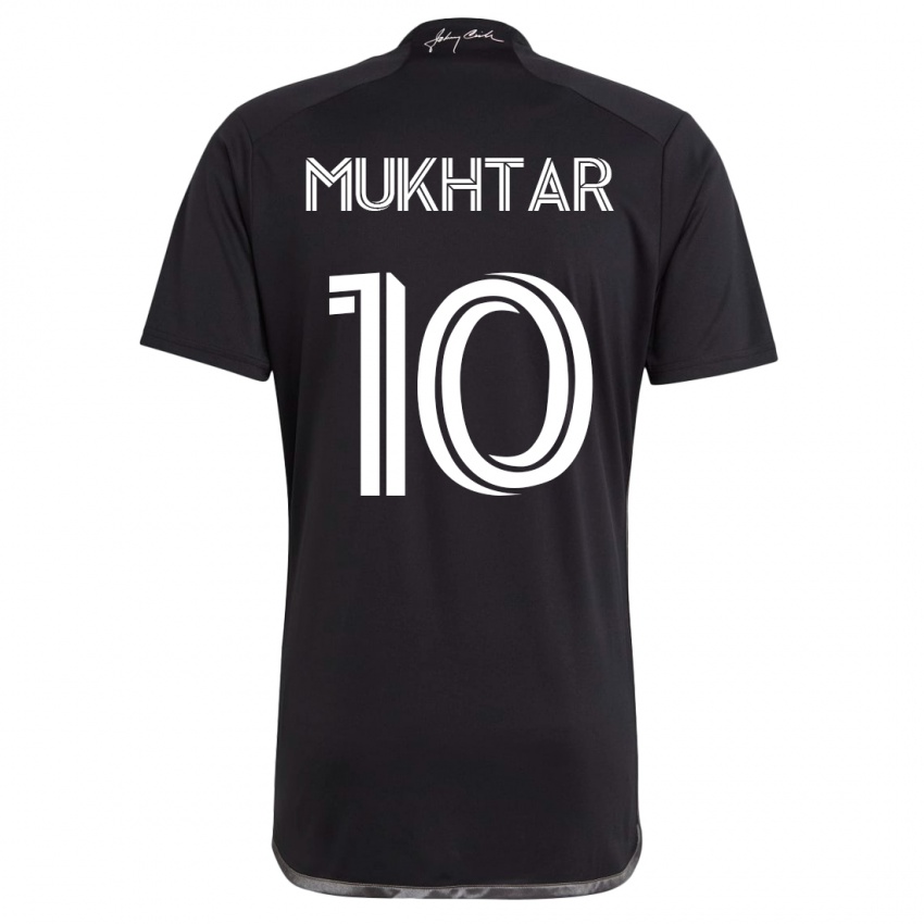 Damen Hany Mukhtar #10 Schwarz Auswärtstrikot Trikot 2023/24 T-Shirt Schweiz