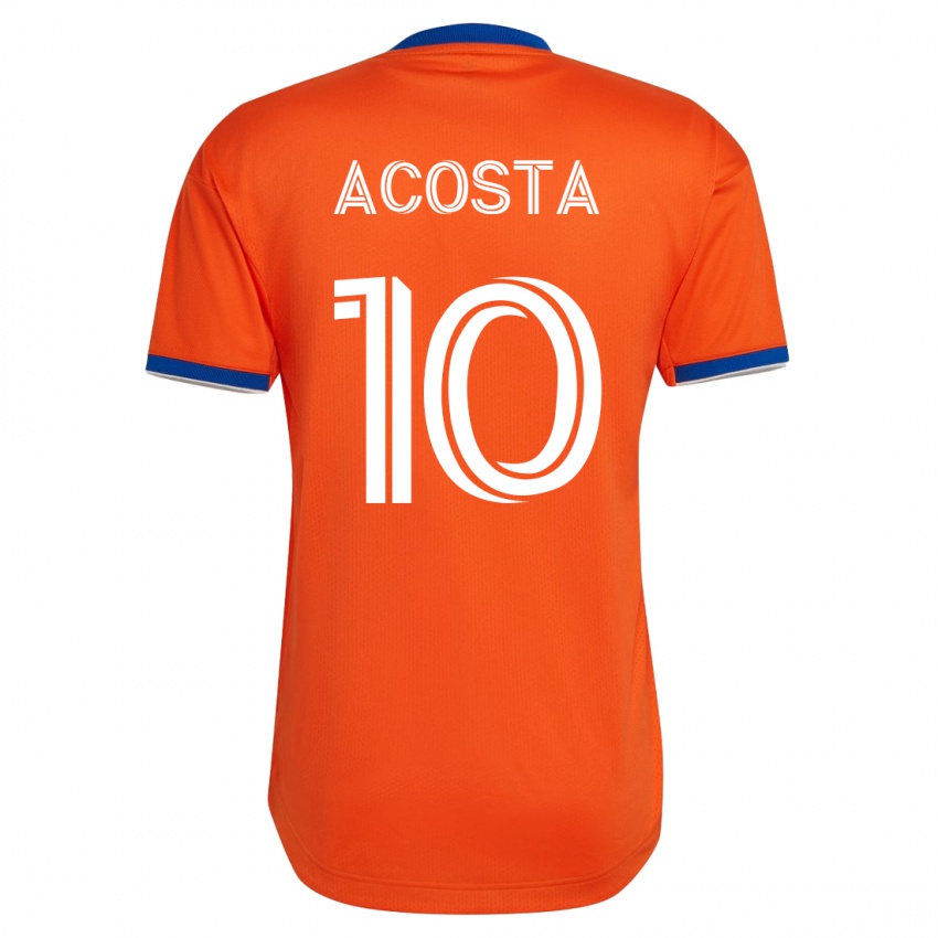 Damen Luciano Acosta #10 Weiß Auswärtstrikot Trikot 2023/24 T-Shirt Schweiz