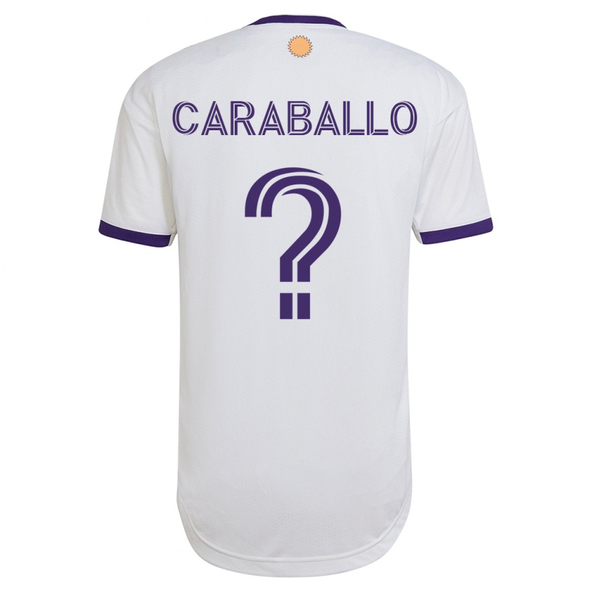 Damen Gustavo Caraballo #0 Weiß Auswärtstrikot Trikot 2023/24 T-Shirt Schweiz