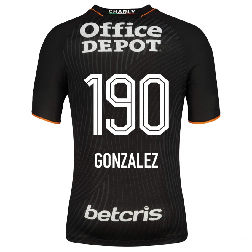 Damen Owen González #190 Schwarz Auswärtstrikot Trikot 2023/24 T-Shirt Schweiz
