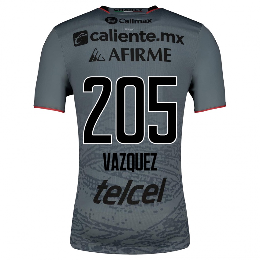 Damen Aldair Vázquez #205 Grau Auswärtstrikot Trikot 2023/24 T-Shirt Schweiz