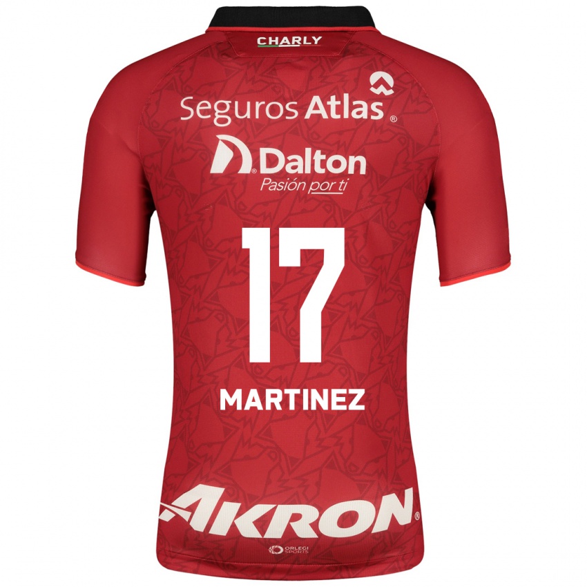 Damen Jaziel Martinez #17 Rot Auswärtstrikot Trikot 2023/24 T-Shirt Schweiz