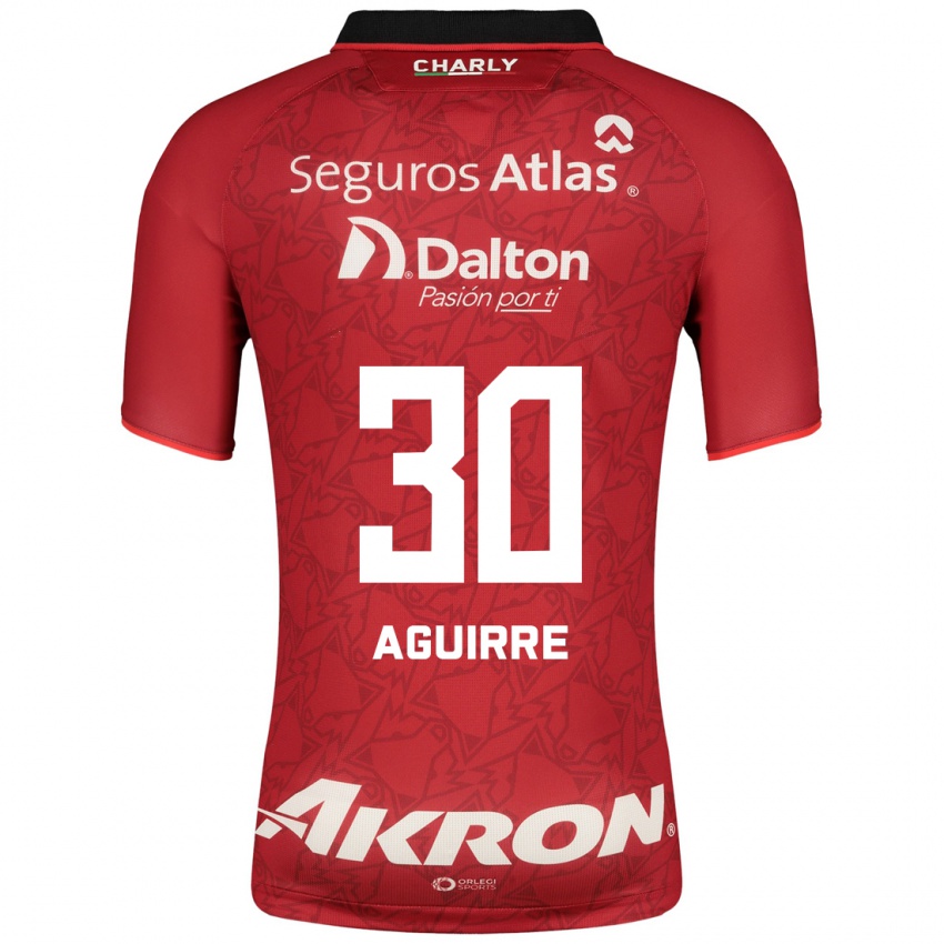 Damen Eduardo Aguirre #30 Rot Auswärtstrikot Trikot 2023/24 T-Shirt Schweiz