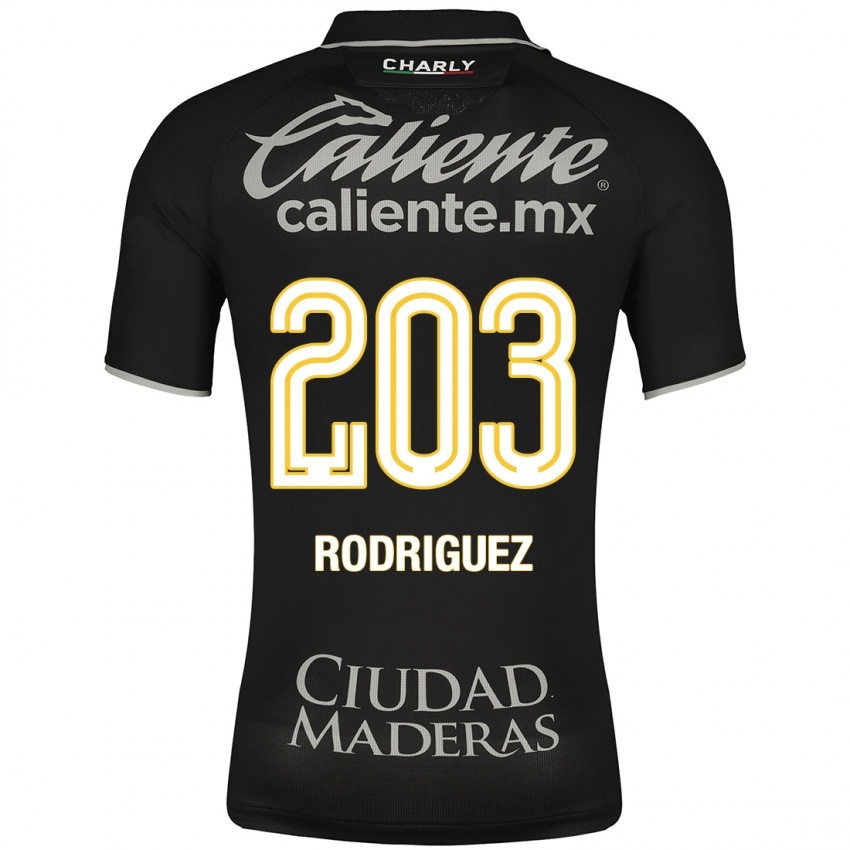 Damen César Rodríguez #203 Schwarz Auswärtstrikot Trikot 2023/24 T-Shirt Schweiz