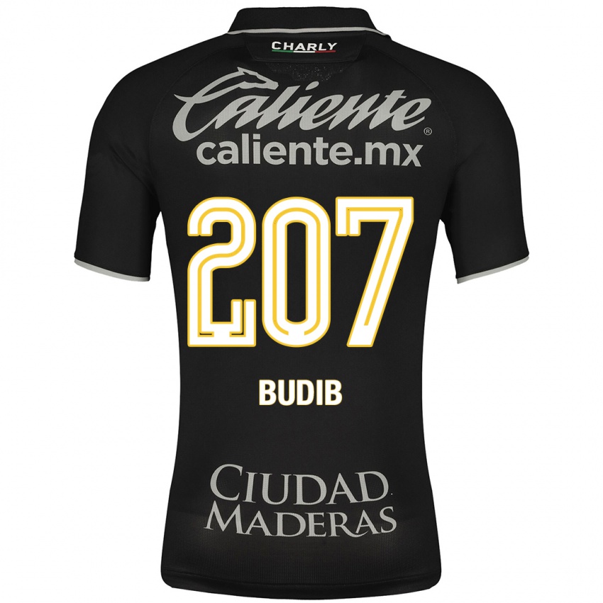 Damen Pedro Budib #207 Schwarz Auswärtstrikot Trikot 2023/24 T-Shirt Schweiz