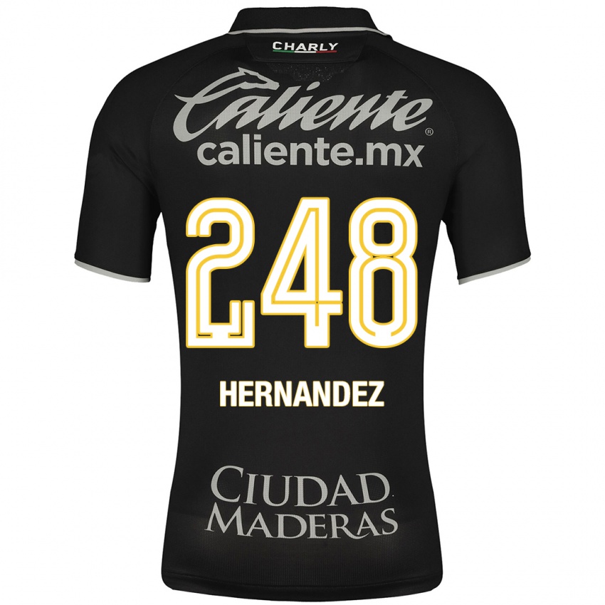 Damen Fernando Hernández #248 Schwarz Auswärtstrikot Trikot 2023/24 T-Shirt Schweiz