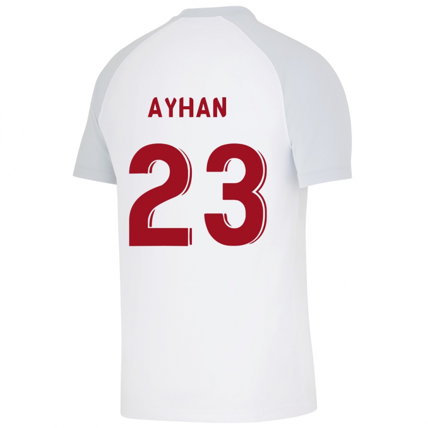 Damen Kaan Ayhan #23 Weiß Auswärtstrikot Trikot 2023/24 T-Shirt Schweiz