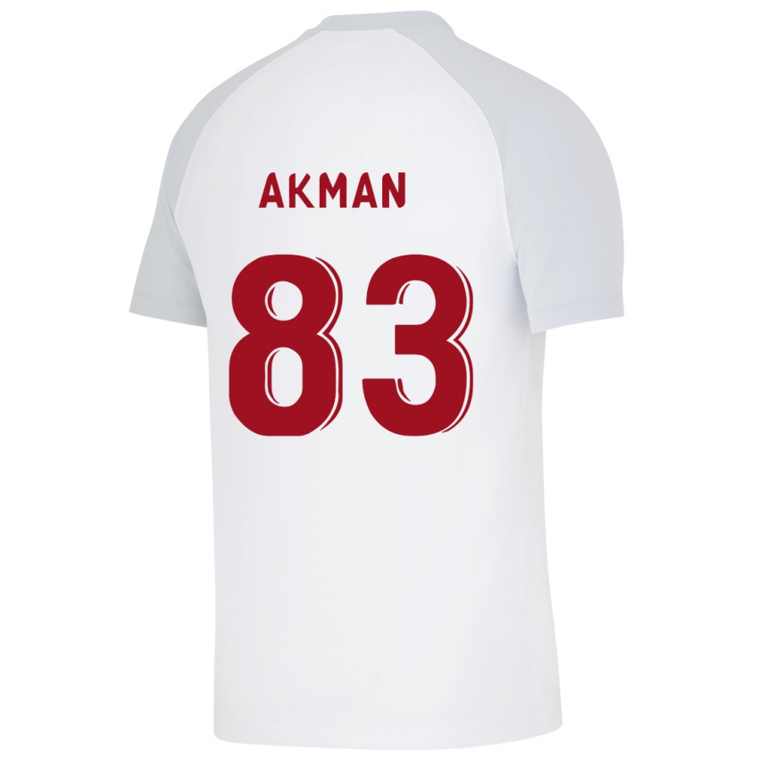 Damen Efe Akman #83 Weiß Auswärtstrikot Trikot 2023/24 T-Shirt Schweiz