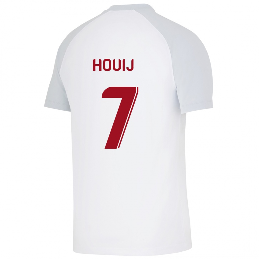 Damen Mariem Houij #7 Weiß Auswärtstrikot Trikot 2023/24 T-Shirt Schweiz