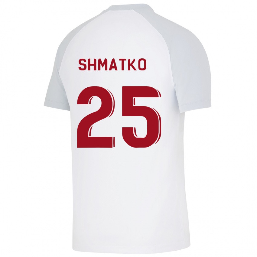 Damen Lyubov Shmatko #25 Weiß Auswärtstrikot Trikot 2023/24 T-Shirt Schweiz