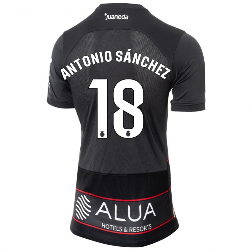 Damen Antonio Sánchez #18 Schwarz Auswärtstrikot Trikot 2023/24 T-Shirt Schweiz