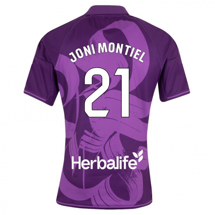 Damen Joni Montiel #21 Violett Auswärtstrikot Trikot 2023/24 T-Shirt Schweiz
