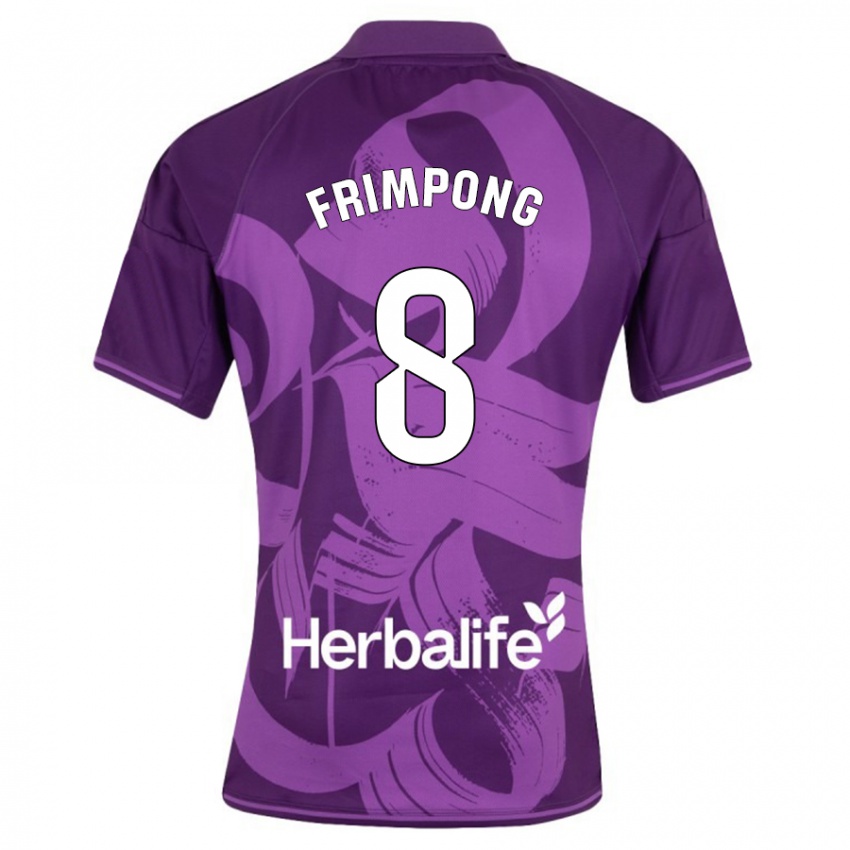 Damen Eugene Frimpong #8 Violett Auswärtstrikot Trikot 2023/24 T-Shirt Schweiz