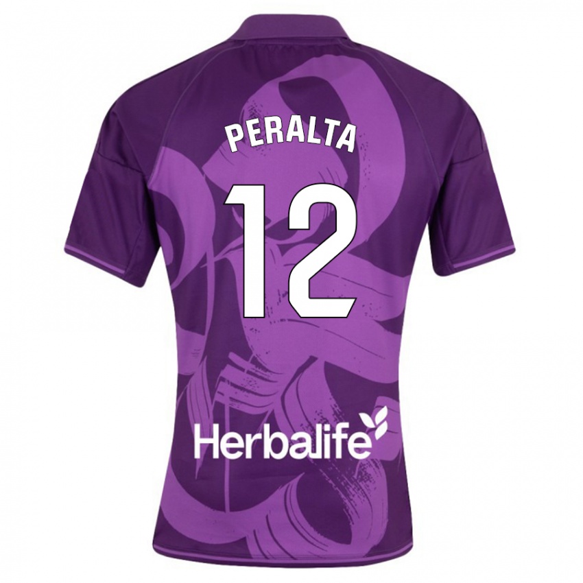 Damen Fernando Peralta #12 Violett Auswärtstrikot Trikot 2023/24 T-Shirt Schweiz