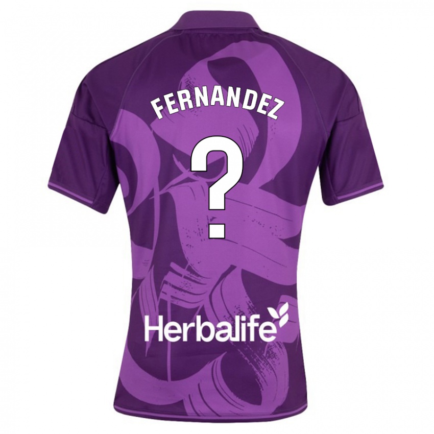 Damen Samu Fernández #0 Violett Auswärtstrikot Trikot 2023/24 T-Shirt Schweiz