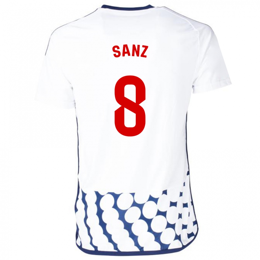 Damen Álvaro Sanz #8 Weiß Auswärtstrikot Trikot 2023/24 T-Shirt Schweiz