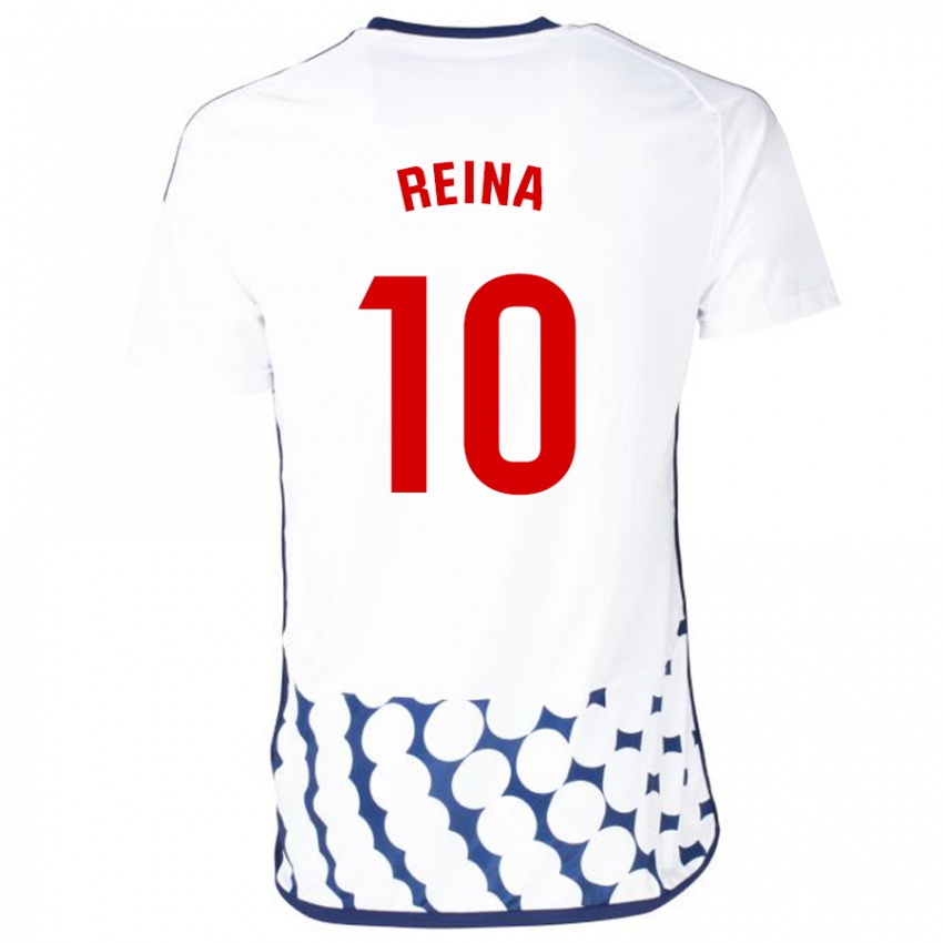 Damen Alberto Reina #10 Weiß Auswärtstrikot Trikot 2023/24 T-Shirt Schweiz