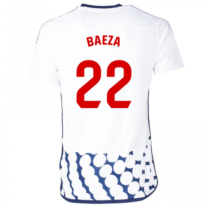 Damen Miguel Baeza #22 Weiß Auswärtstrikot Trikot 2023/24 T-Shirt Schweiz