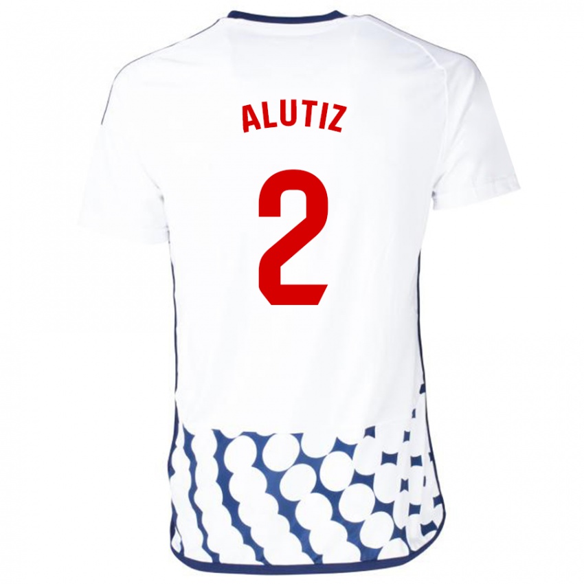 Damen Hodei Alutiz #2 Weiß Auswärtstrikot Trikot 2023/24 T-Shirt Schweiz