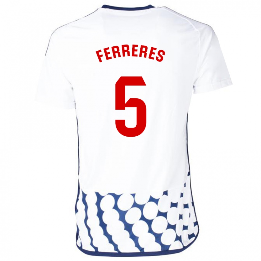 Damen Manolo Ferreres #5 Weiß Auswärtstrikot Trikot 2023/24 T-Shirt Schweiz