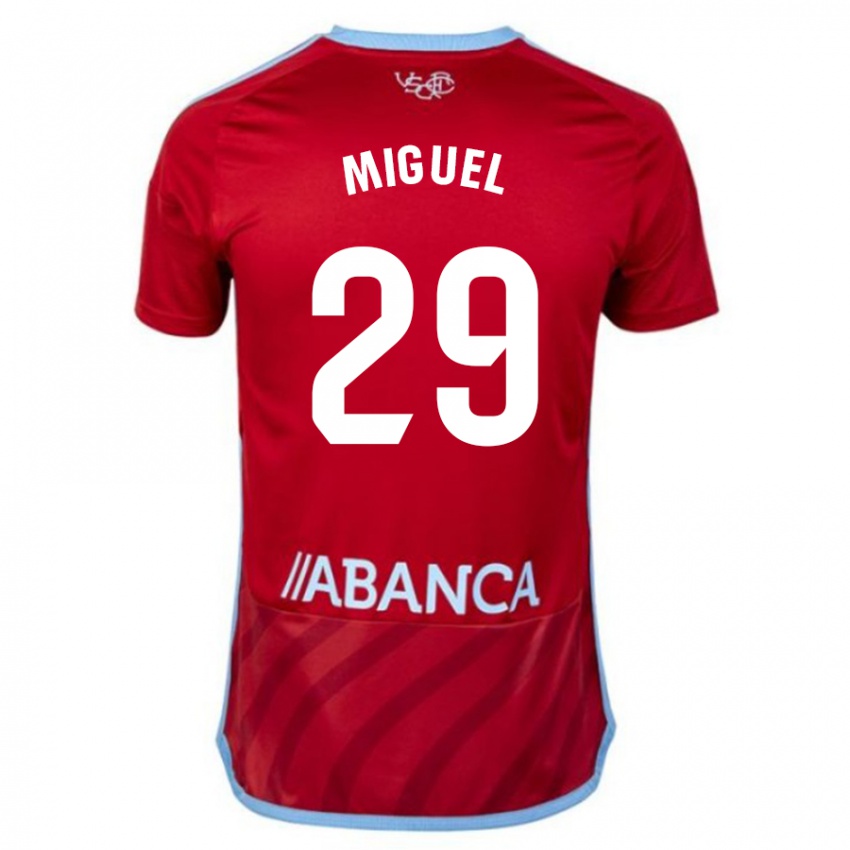Damen Miguel Rodriguez #29 Rot Auswärtstrikot Trikot 2023/24 T-Shirt Schweiz