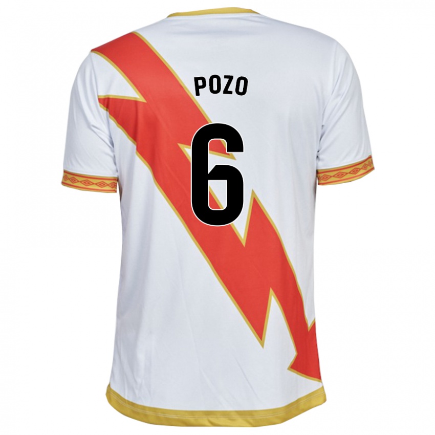 Kinder José Pozo #6 Weiß Heimtrikot Trikot 2023/24 T-Shirt Schweiz