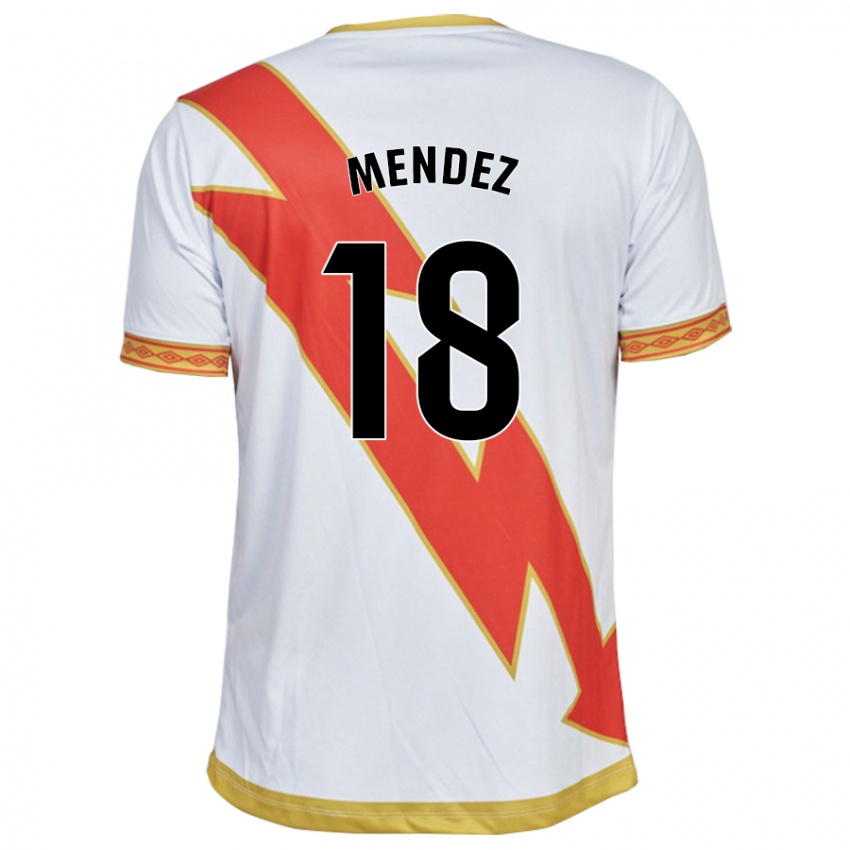 Kinder Diego Méndez #18 Weiß Heimtrikot Trikot 2023/24 T-Shirt Schweiz