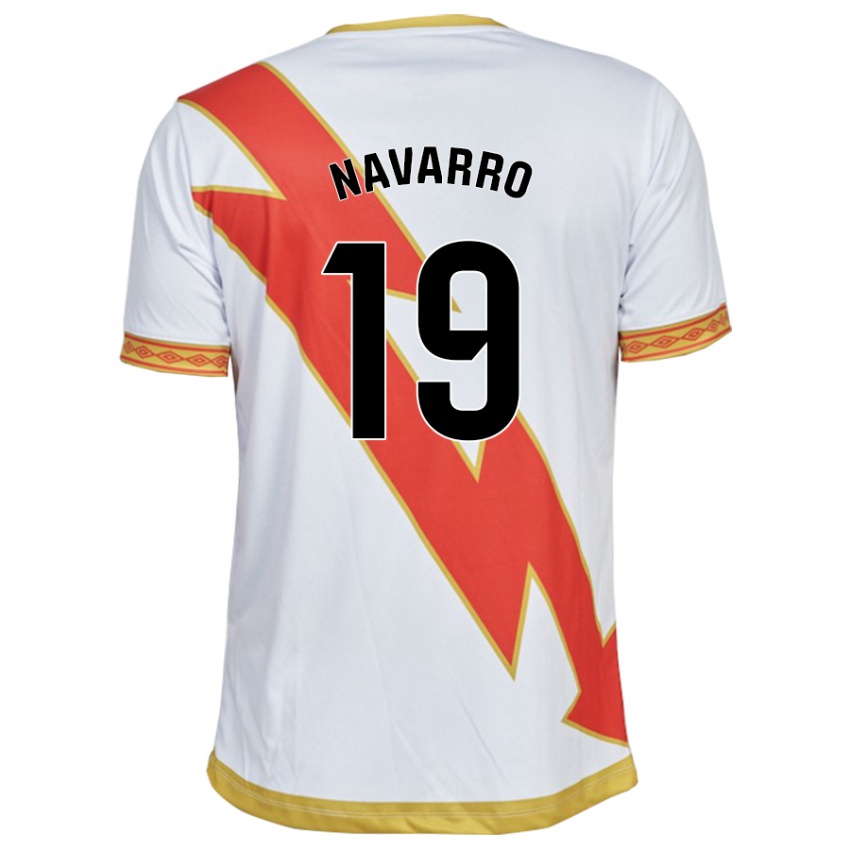 Kinder Manu Navarro #19 Weiß Heimtrikot Trikot 2023/24 T-Shirt Schweiz